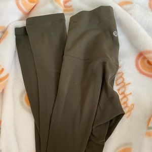 lululemon align leggings size 0 green